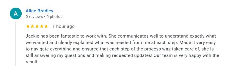 5 star Google Review